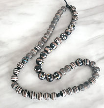 Load image into Gallery viewer, Old Venetian Glass Beads 56 Vintage Collectible Beads Strand, Antique Venetian, Glass Trade Beads, African Trade