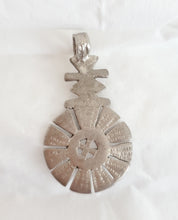 Load image into Gallery viewer, Antique Unique Ethiopian Christian silver pendant,Christian silver,Antique Pendant, Ethnic Tribal,Handmade,Ethiopian Jewelry