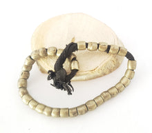 Load image into Gallery viewer, Antique Ethiopian 10''strand of silver Heishi Anklet 1930s ,collectible silver,Ethnic silver Beads ,Jewelry Supplies Beads