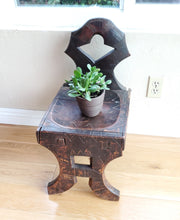Load image into Gallery viewer, African elegant decorated chair from the Oromo people in Ethiopia Early 1900s,African ,Art Décor,Home Décor, religious art