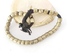 Load image into Gallery viewer, Antique Ethiopian 10''strand of silver Heishi Anklet 1930s ,collectible silver,Ethnic silver Beads ,Jewelry Supplies Beads