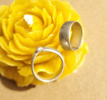 Load image into Gallery viewer, Antique 2 Silver Ethiopian Wedding Ring size 7.5/6.5 tribal jewelry Hand Crafted, Silver, Ethnic Jewelry, Tribal Jewelry
