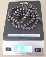 Load image into Gallery viewer, Yemen 102 Authentic Antique Black Coral Islamic Prayer Beads, old Black Coral ,Islamic Beads ,vintage Coral, Yemen Coral