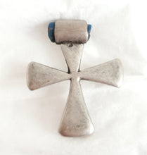 Load image into Gallery viewer, Antique Ethiopian Christian silver cross pendant,Amulet pendant,Genuine old neckcross,Good silver,Boho jewelry