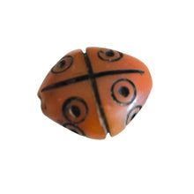 Load image into Gallery viewer, Antique Moroccan 1 Simulated AMBER bead Phenolic resin Antiqued Amber Resin Bead