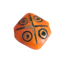 Load image into Gallery viewer, Antique Moroccan 1 Simulated AMBER bead Phenolic resin Antiqued Amber Resin Bead