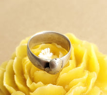 Load image into Gallery viewer, Antique Silver Ethiopian Wedding Ring size 11 tribal jewelry Hand Crafted, Silver, Ethnic Jewelry, Tribal Jewelry