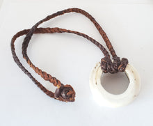 Load image into Gallery viewer, Antique shell slices Necklace Berber Morocco tribal jewelry,old shell slices,Moroccan jewelry,shell Necklace,Ethiopia Silver