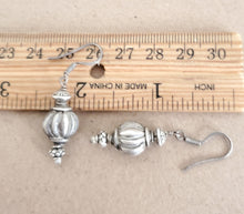 Load image into Gallery viewer, Traditional Old Silver Tuareg hoop earrings Ethnic Tribal,Ethnic Jewelry,sliver Earrings,Dangle & Drop Earrings,Tribal Jewelry,