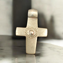 Load image into Gallery viewer, Antique Ethiopian Christian silver cross pendant,Amulet pendant,Genuine old neckcross,Good silver,Boho jewelry