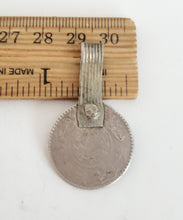 Load image into Gallery viewer, Vintage Coin Pendant high silver from Morocco ,1953s Coin,Silver Coin ,Jewelry Coins,Islam Jewelry, tribal jewelry