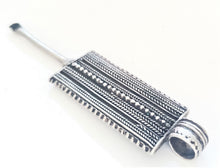 Load image into Gallery viewer, Antique Silver Grooming tool pendant Ethiopia/Yemen tribal jewelryHand Crafted Silver,Pendants Necklace,Ethnic Jewelry,Tribal Jewelry