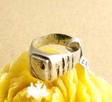 Load image into Gallery viewer, Antique Silver Ethiopian Wedding Ring size 10.5 tribal jewelry Hand Crafted, Silver, Ethnic Jewelry, Tribal Jewelry