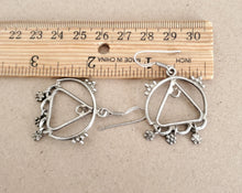Load image into Gallery viewer, Moroccan Berber Filigree Sterling Silver Dangle Earrings silver 925,Berber Jewelry,sliver Earrings,Dangle & Drop