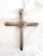 Load image into Gallery viewer, Antique Ethiopian Christian silver cross pendant,Amulet pendant,Genuine old neckcross,Good silver,Boho jewelry