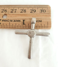 Load image into Gallery viewer, Antique Ethiopian Christian silver cross pendant,Amulet pendant,Genuine old neckcross,Good silver,Boho jewelry