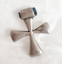 Load image into Gallery viewer, Antique Ethiopian Christian silver cross pendant,Amulet pendant,Genuine old neckcross,Good silver,Boho jewelry