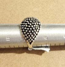 Load image into Gallery viewer, antique Tuareg elevated engraved table silver ring size 10 ,Tuareg jewelry, Sahara ring, Moroccan silver, tribal jewelry, Tuareg silver