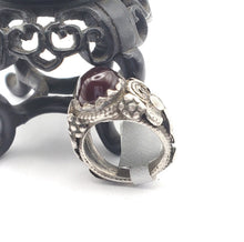 Load image into Gallery viewer, Antique Silver Ancient Carnelian Ring size 6.5 Yemen tribal jewelry,Old silver ,Hand Crafted Silver,Yemen Jewelry ,filigree Jewelry