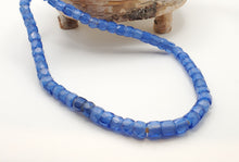 Load image into Gallery viewer, Rare Long Strands of Antique Bohemian Russian Blues Beads from ,late 19th centuries ,African Trade Beads