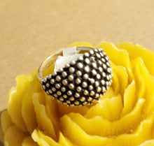 Load image into Gallery viewer, antique Tuareg elevated engraved table silver ring size 10 ,Tuareg jewelry, Sahara ring, Moroccan silver, tribal jewelry, Tuareg silver