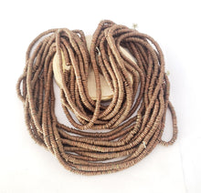 Load image into Gallery viewer, Antique Ethiopian Brass Heishi Beads: Collectible Ethnic Jewelry Supply