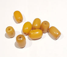 Load image into Gallery viewer, Antique African Ethiopian 1 Simulated AMBER beads Phenolic resin