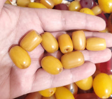 Load image into Gallery viewer, Antique African Ethiopian 1 Simulated AMBER beads Phenolic resin