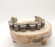 Load image into Gallery viewer, Vintage Berber Sterling Silver Bracelet: Moroccan Tribal Jewelry