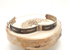 Load image into Gallery viewer, Antique Sterling Silver Berber Bracelet: Moroccan Tribal Jewelry