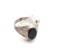 Load image into Gallery viewer, Antique Yemen Carnelian Silver Ring - Tribal Wedding Jewelry, Size 10