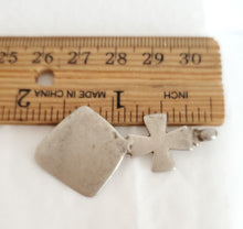 Load image into Gallery viewer, Old Ethiopian 925 Silver Christian Pendant: Ethnic Tribal Jewelry