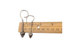 Load image into Gallery viewer, Vintage Silver Tuareg Dangle Earrings: Moroccan Tribal Jewelry