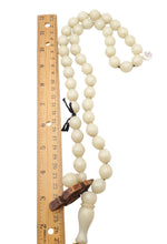 Load image into Gallery viewer, Antique Ethiopian Prayer Beads Tasbih: African Trade Beads, 24''