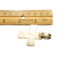 Load image into Gallery viewer, Antique Ethiopian Coptic Cross Pendant: Maria Theresa Silver Coin, Handmade