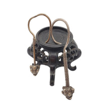 Load image into Gallery viewer, Vintage Silver Tuareg Dangle Earrings: Moroccan Tribal Jewelry
