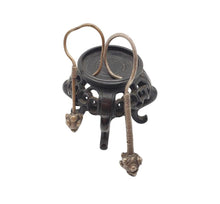 Load image into Gallery viewer, Vintage Silver Tuareg Dangle Earrings: Moroccan Tribal Jewelry