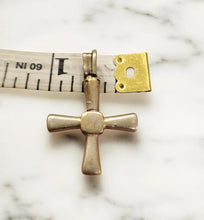 Load image into Gallery viewer, Antique Ethiopian Silver Cross Pendant: Boho Amulet Jewelry