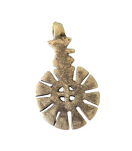 Load image into Gallery viewer, Antique Ethiopian Silver Christian Pendant: Handmade Coptic Cross