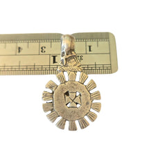 Load image into Gallery viewer, Antique Ethiopian Silver Christian Pendant: Handmade Coptic Cross