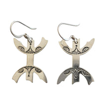 Load image into Gallery viewer, Moroccan Berber Sterling Silver Dangle Earrings: Filigree 925
