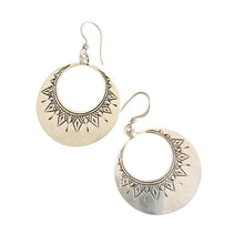 Load image into Gallery viewer, Moroccan Berber Sterling Silver Dangle Earrings: 925 Filigree Jewelry