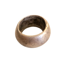 Load image into Gallery viewer, Antique Silver Ethiopian Wedding Ring: Tribal Jewelry, Size 7