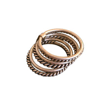 Load image into Gallery viewer, Vintage Tuareg Silver Ring Moroccan Tribal Jewelry, Size 6.5
