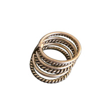 Load image into Gallery viewer, Vintage Tuareg Silver Ring Moroccan Tribal Jewelry, Size 6.5