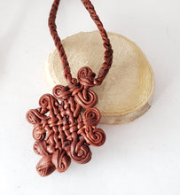 Load image into Gallery viewer, Ethiopian Leather Coptic ,Cross Necklace ,large cross, religious cross Craft ,Coptic Cross ,Coptic ethiopian