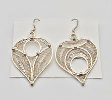 Load image into Gallery viewer, Moroccan Berber Filigree Sterling Silver Dangle Earrings silver 925,Berber Jewelry,sliver Earrings,Dangle & Drop Earrings,