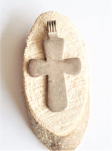Load image into Gallery viewer, Antique Ethiopian Coptic Christian Cross Pendant Maria Theresa coin