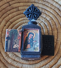 Load image into Gallery viewer, Ethiopian old Coptic Christian Wooden 4 Folding Altar Icon African Tribal Art,African ,Art Décor,Home Décor, religious art