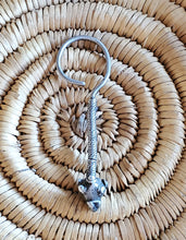 Load image into Gallery viewer, Vintage Traditional Old Ethiopian Silver Triangle Tribal earrings ,Ethnic Jewelry,sliver Earrings,Dangle Drop Earrings,Ethiopian Jewelry,